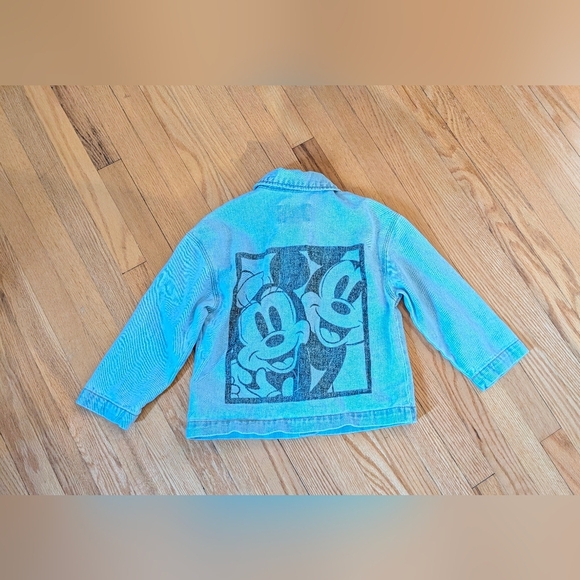 Zara Blue Jean Jacket Casual Style - Picture 1 of 3